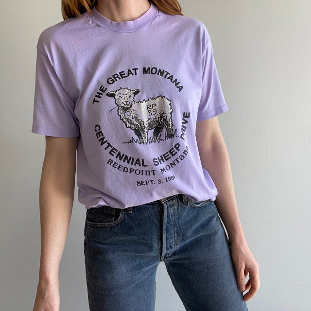 1989 Le T-shirt Great Montana Sheep Drive
