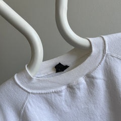 1990s Blank White Sweatshirt