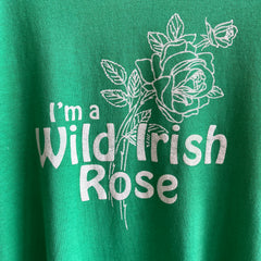 T-shirt I'm A Wild Irish Rose des années 1980 par Screen Stars