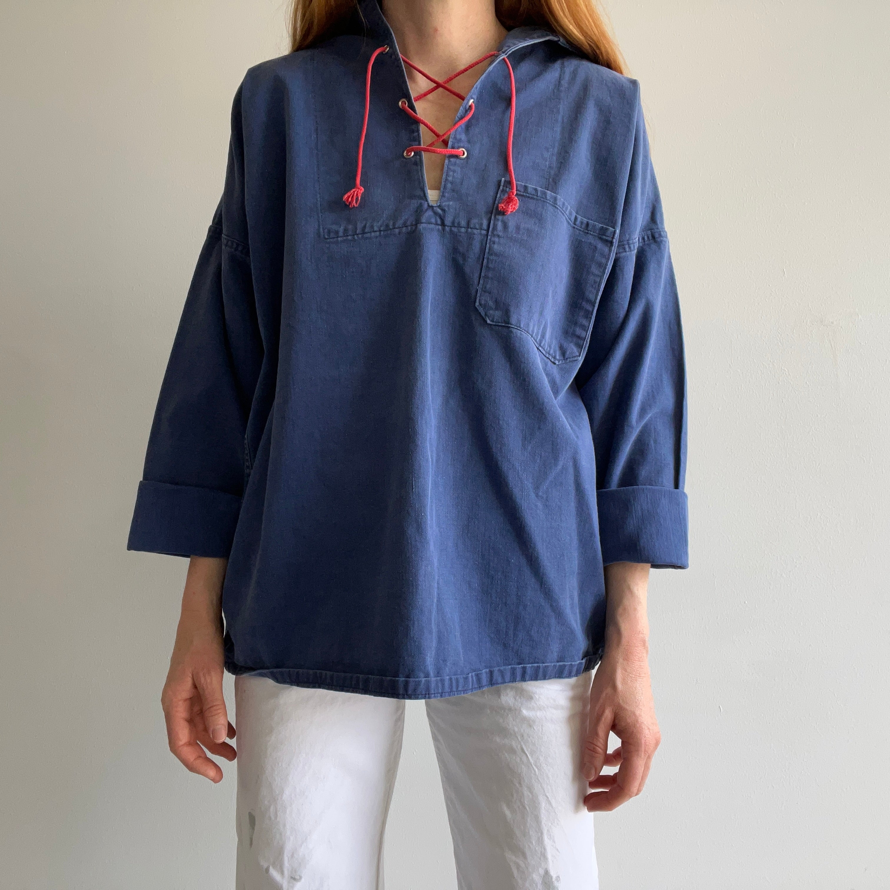 1970s Cotton European Sailor Shirt