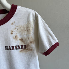 1970/80s Champion Brand T-shirt à anneau Harvard