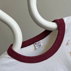 1970/80s Champion Brand Harvard Ring T-Shirt