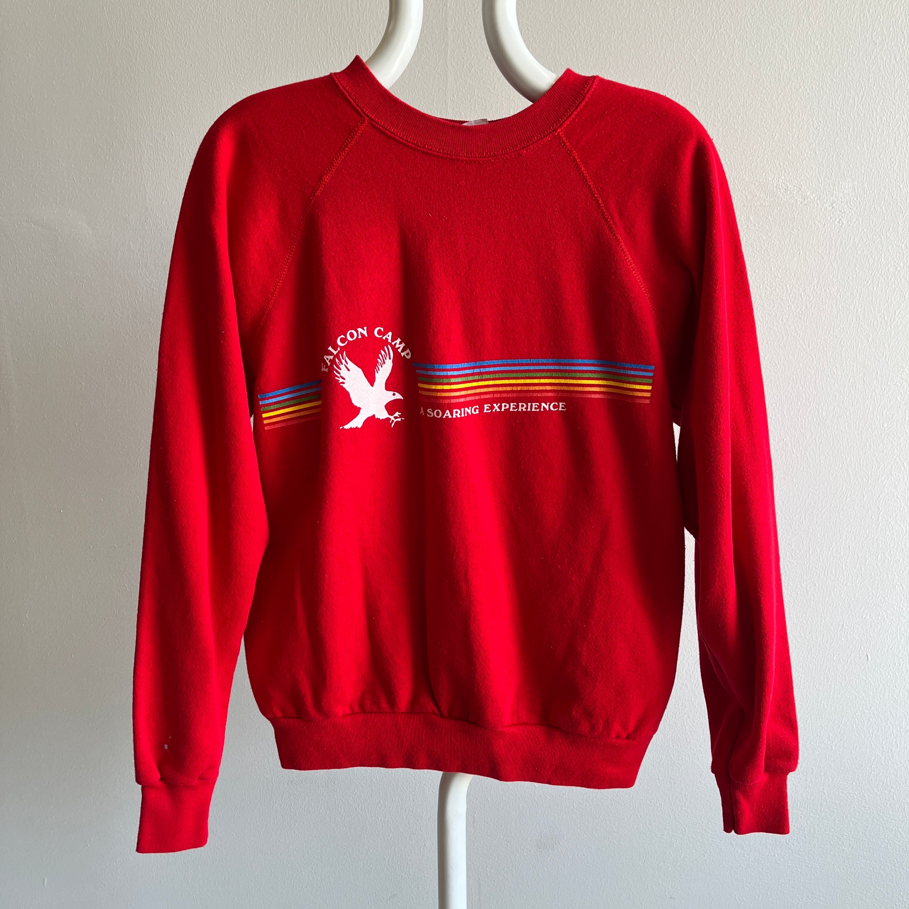 1980s Falcon Camp - A Soaring Experience - Sweatshirt by Velva Sheen