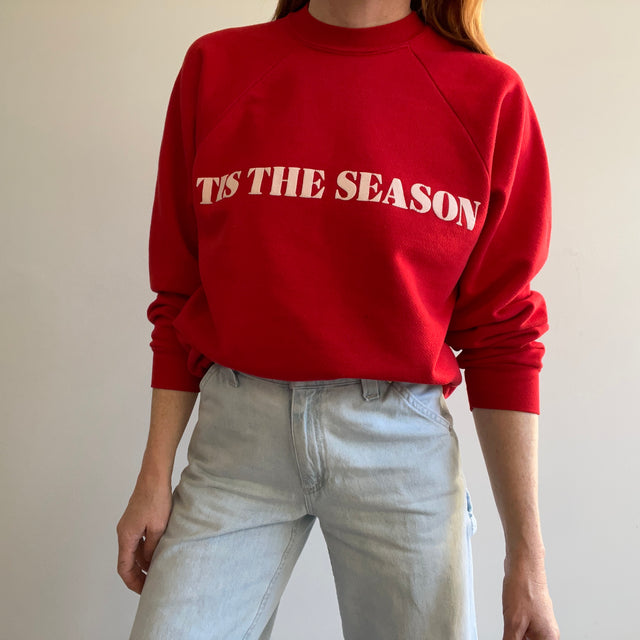 1990s "Tis The Season" Raglan Sweatshirt