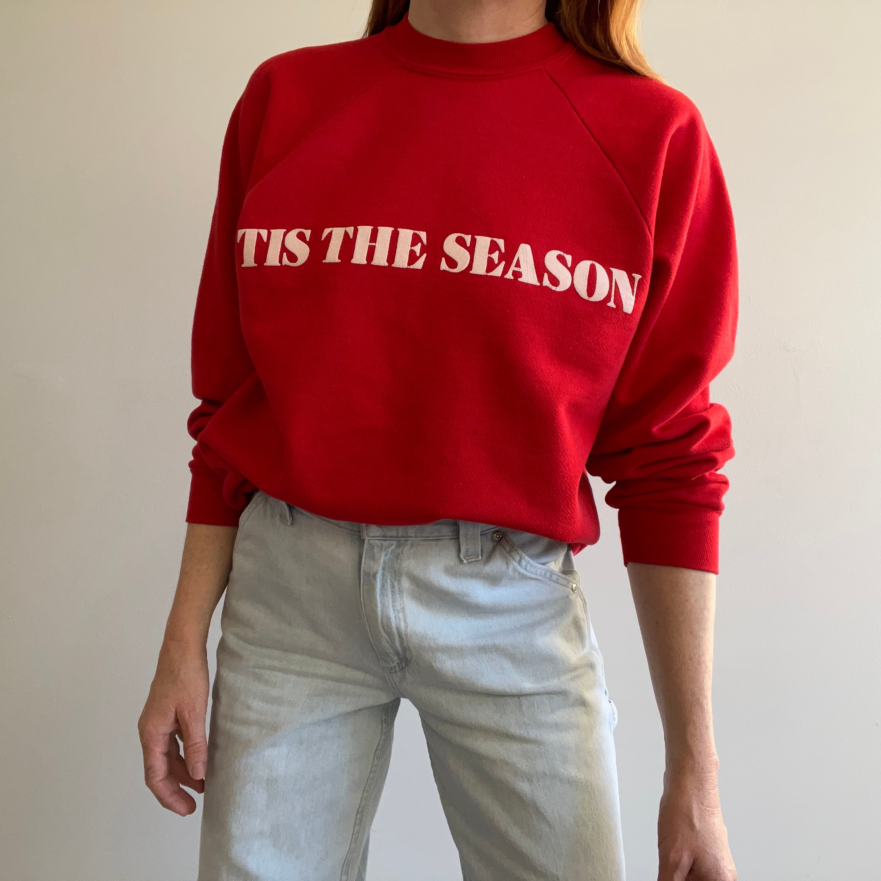 Sweat-shirt raglan « C'est la saison » des années 1990