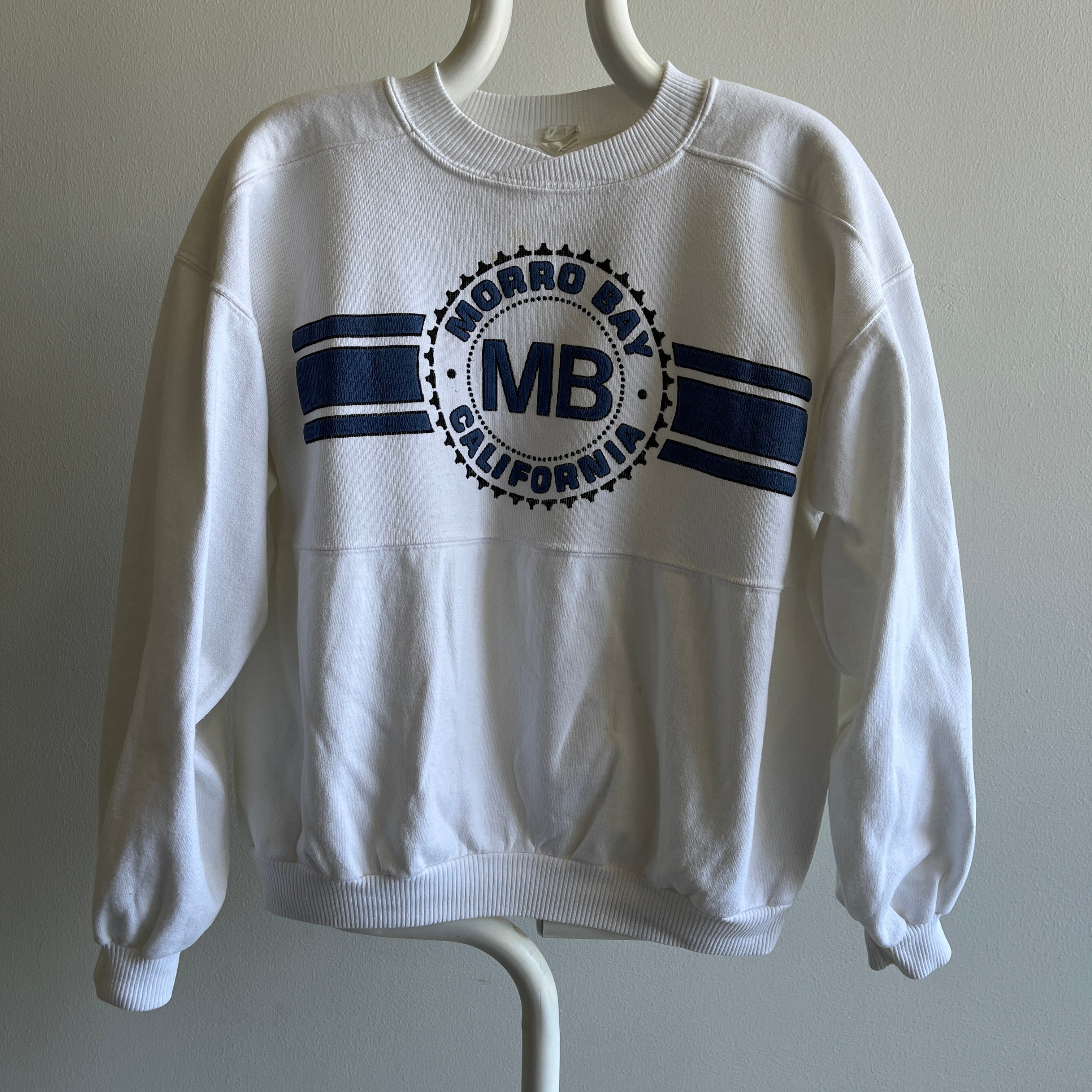 1980s Morro Bay, California Fun Boxy Tourist Sweatshirt