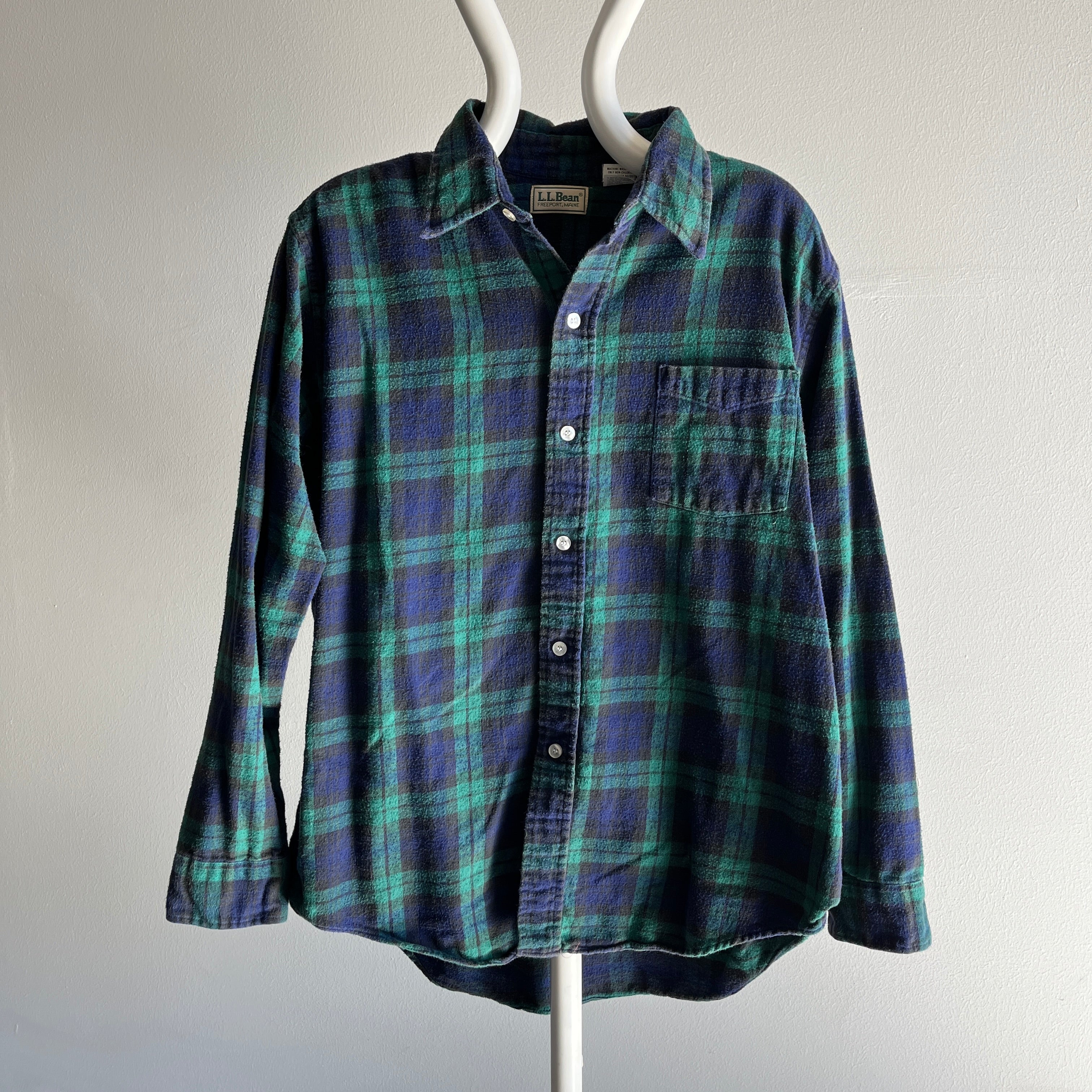 Flanelle Blackwatch Super SOft LLBean des années 1990