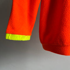 1980s EPIC!!!!! NEON 1/4 Zip Fleece by Canteen