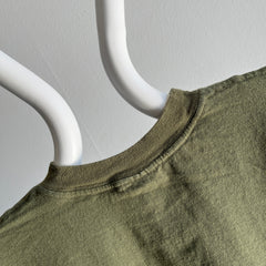 1990s USA Made Army Green T-Shirt