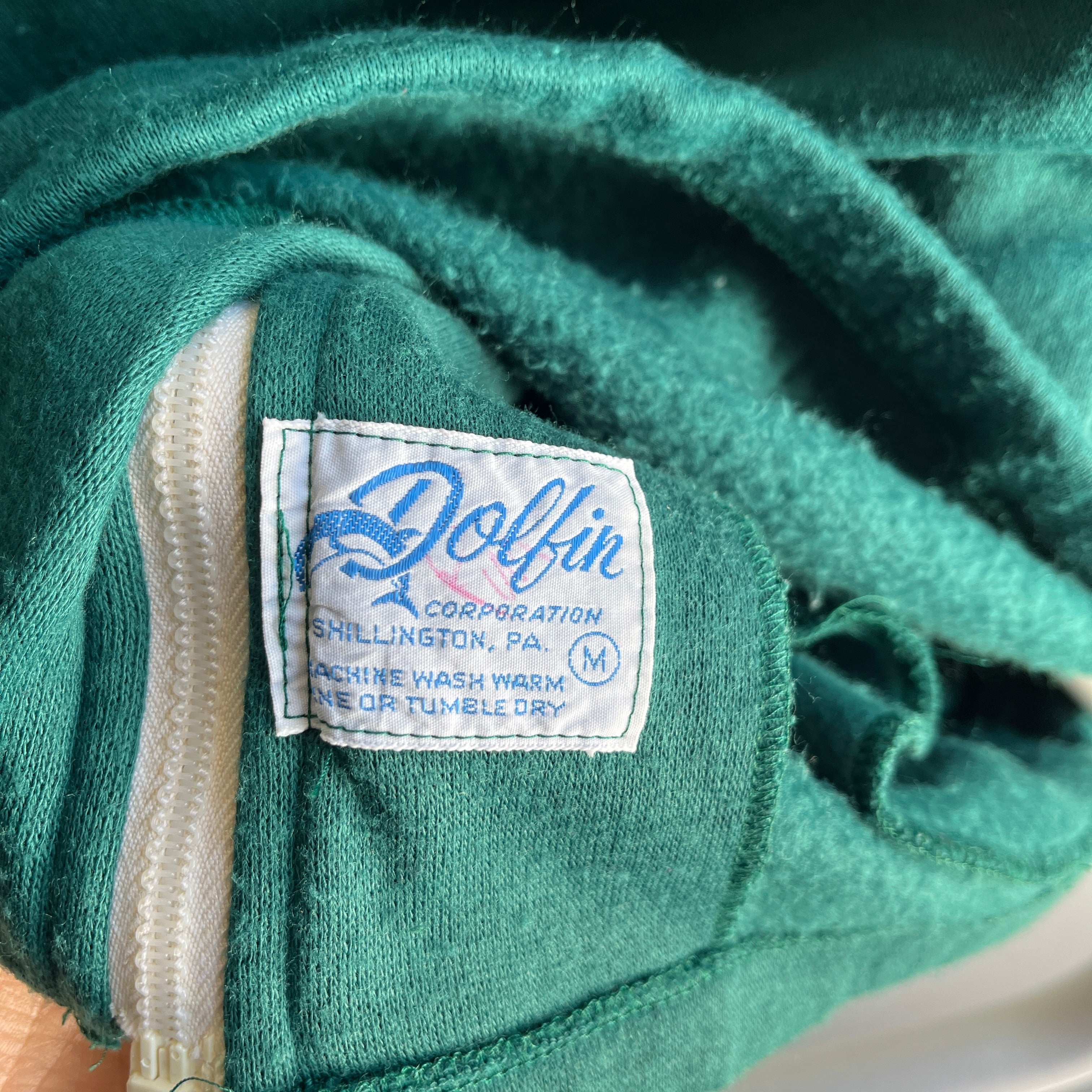 1970s Dolphin Brand !!!!!!  Turtle Neck Zip Up - OMFG