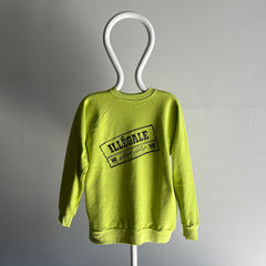 1989 Illegale Alyssa Ashley Fragrance Sweat-shirt publicitaire vert citron