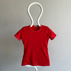 1970s Blank Red Baby Tee - WOW