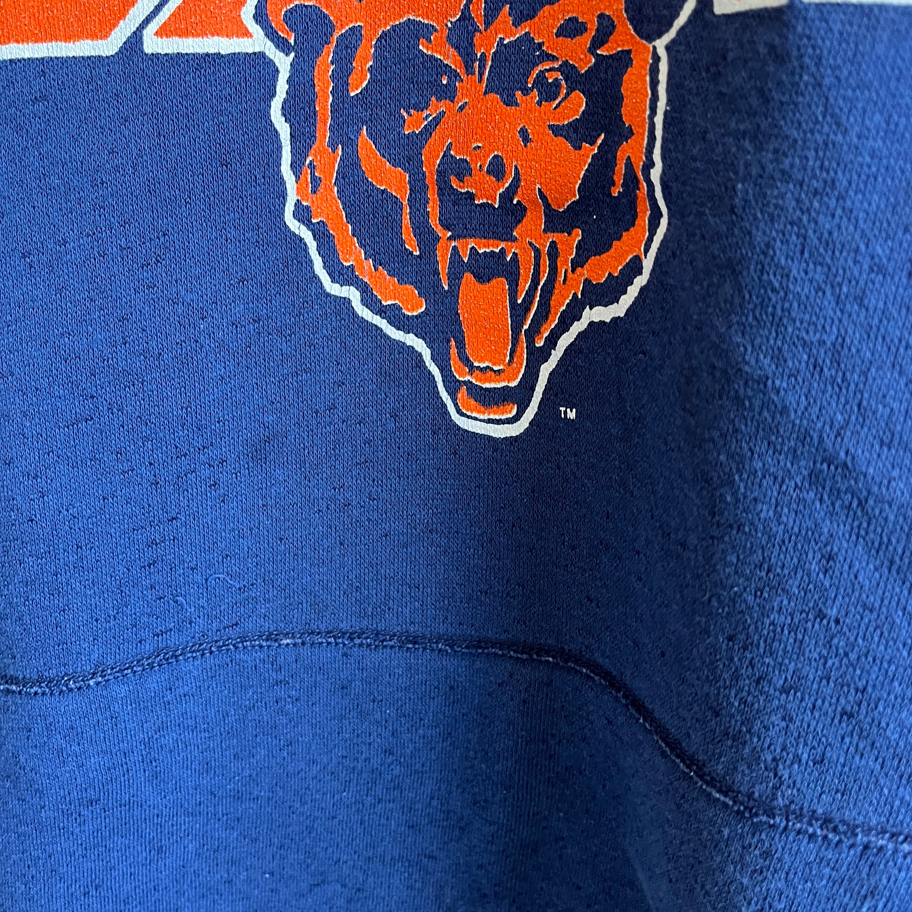 Sweat à capuche à enfiler Chicago Bears des années 1980 par Trench