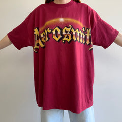 1990s DIY Airbrush Oversized Aerosmith T-Shirt - Single Stitch FOTL Best