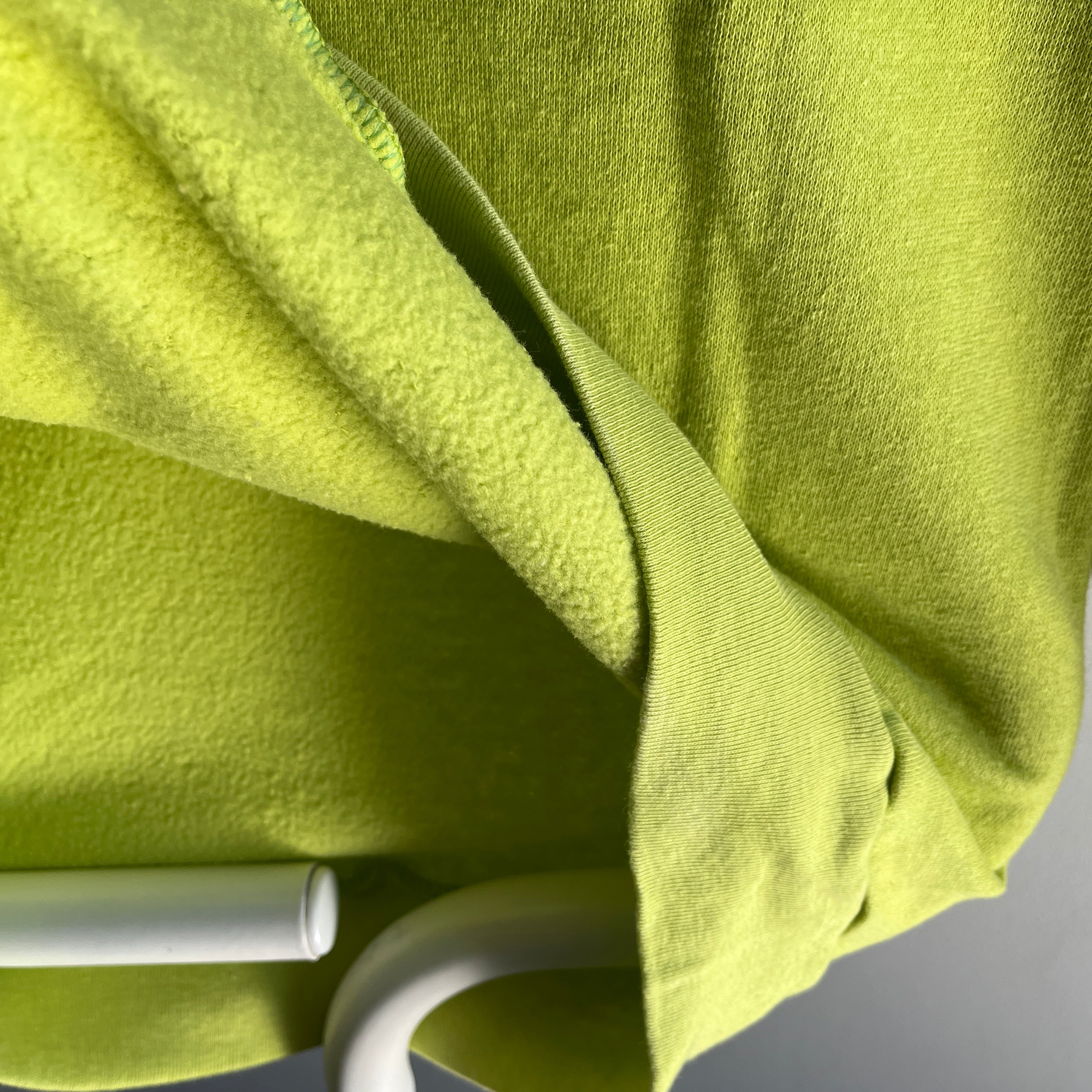 1989 Illegale Alyssa Ashley Fragrance Sweat-shirt publicitaire vert citron