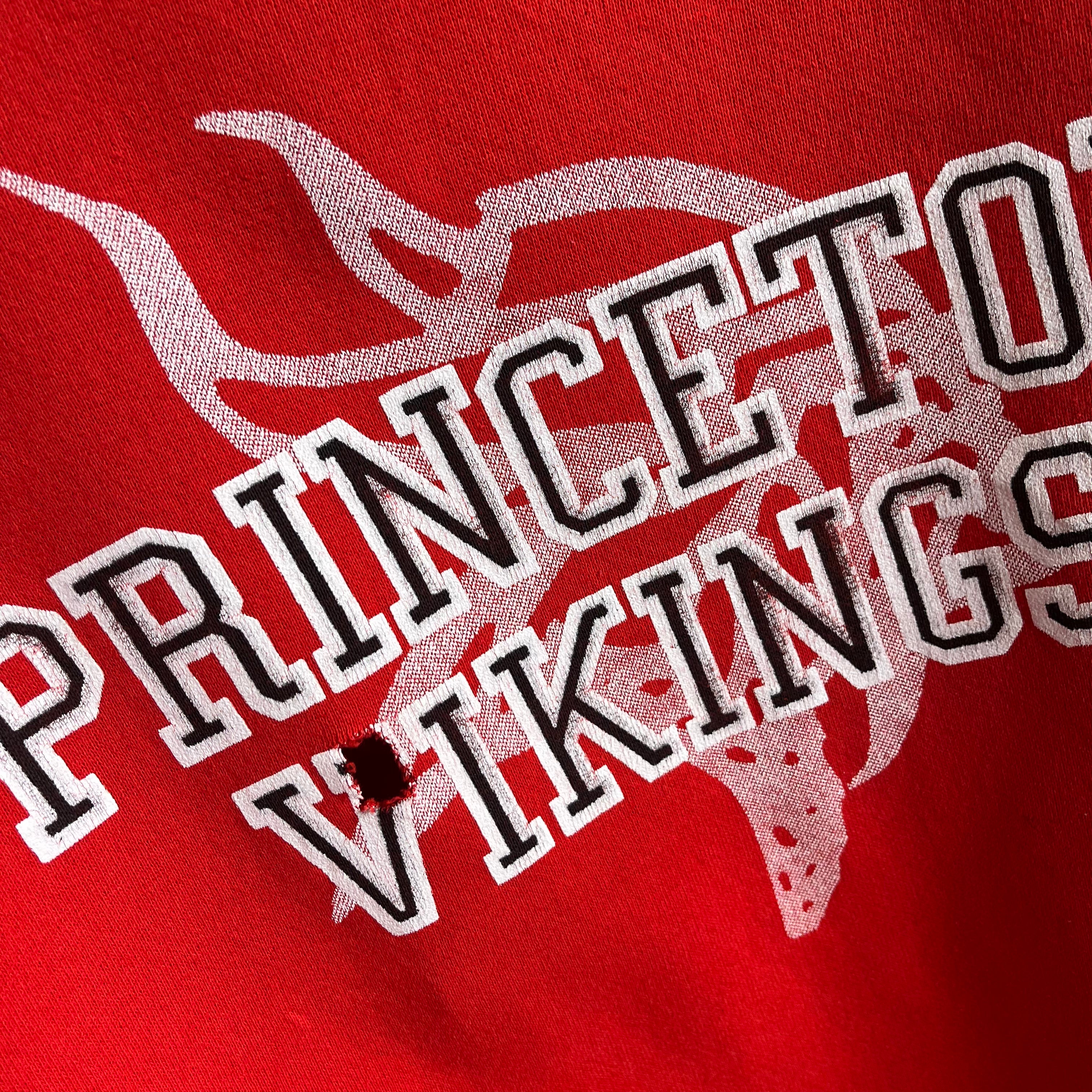 Sweat Princeton Vikings des années 1980