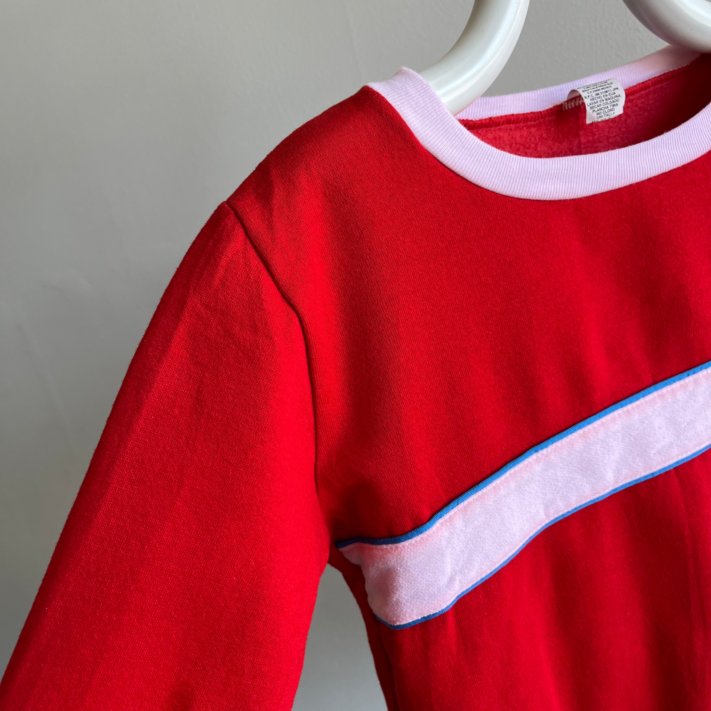 1980s Single Stripe Sweatshirt