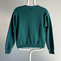 1980s Dark Green Smaller Sweatshirt - Excellent Shape