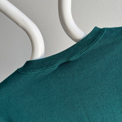 1980s Dark Green Smaller Sweatshirt - Excellent Shape