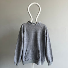 1970/80s Perfectly Worn Gray Pullover Hoodie