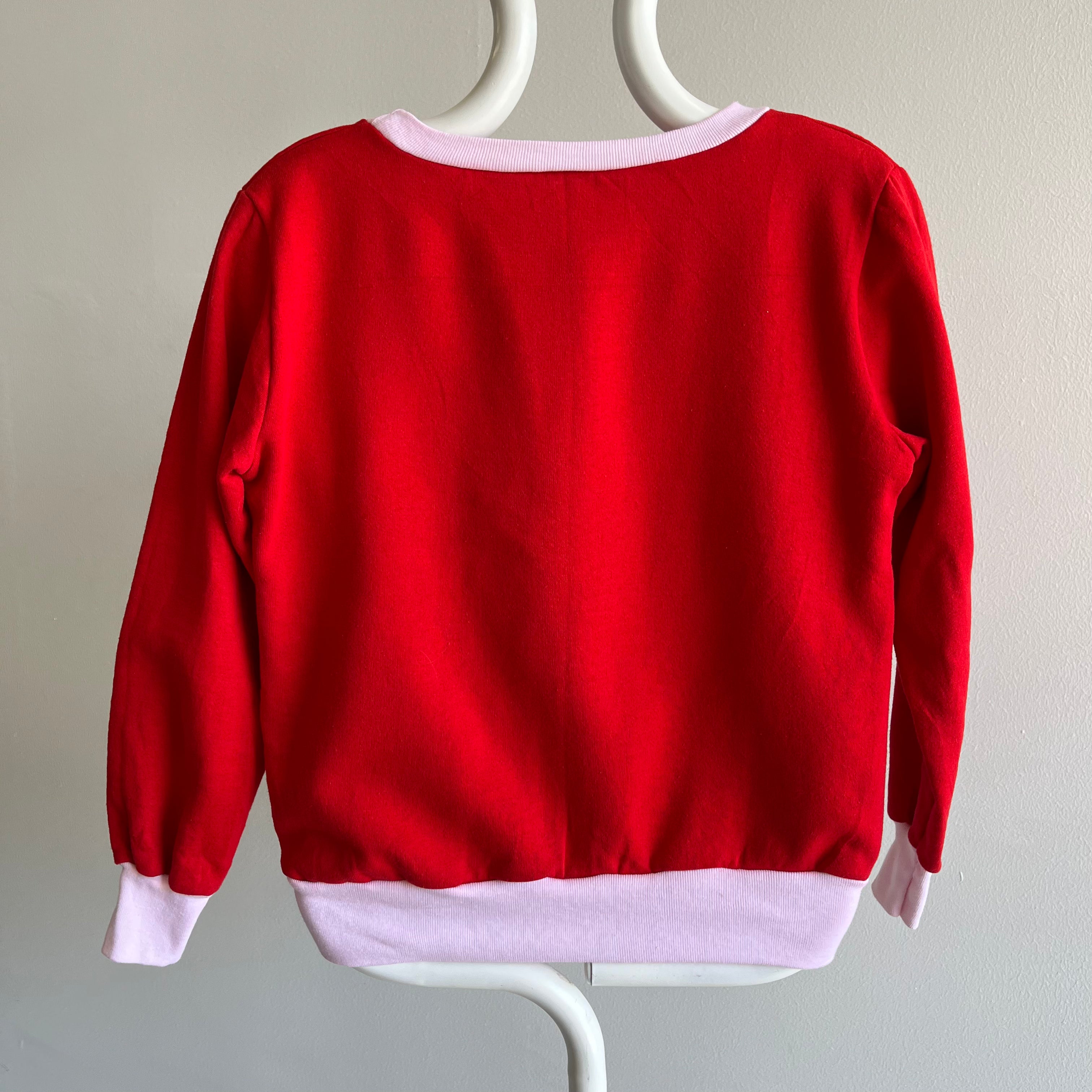 1980s Single Stripe Sweatshirt