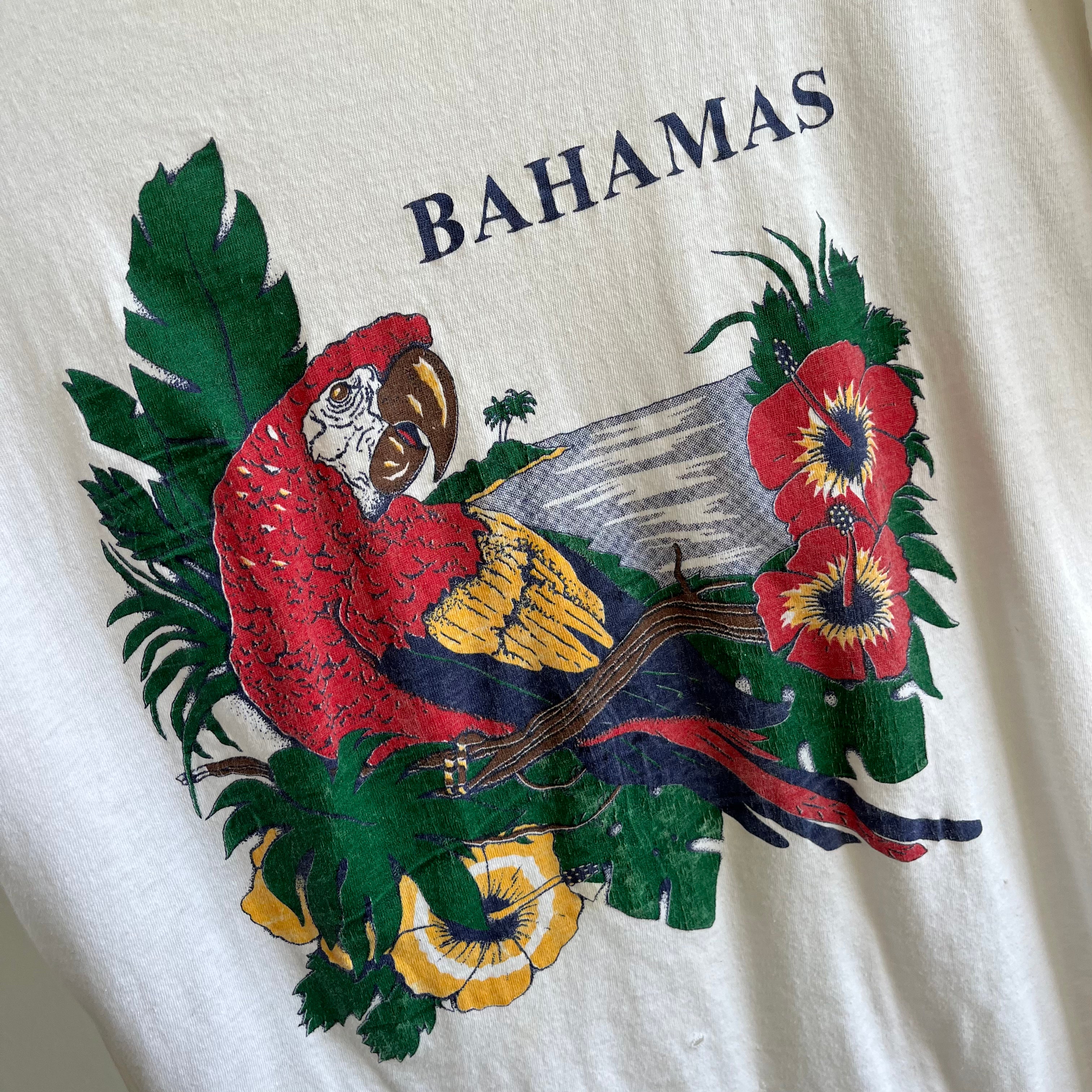 T-shirt de touriste des Bahamas des années 1980/90