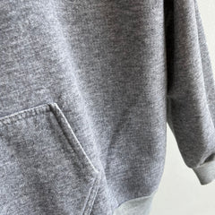 1970/80s Perfectly Worn Gray Pullover Hoodie