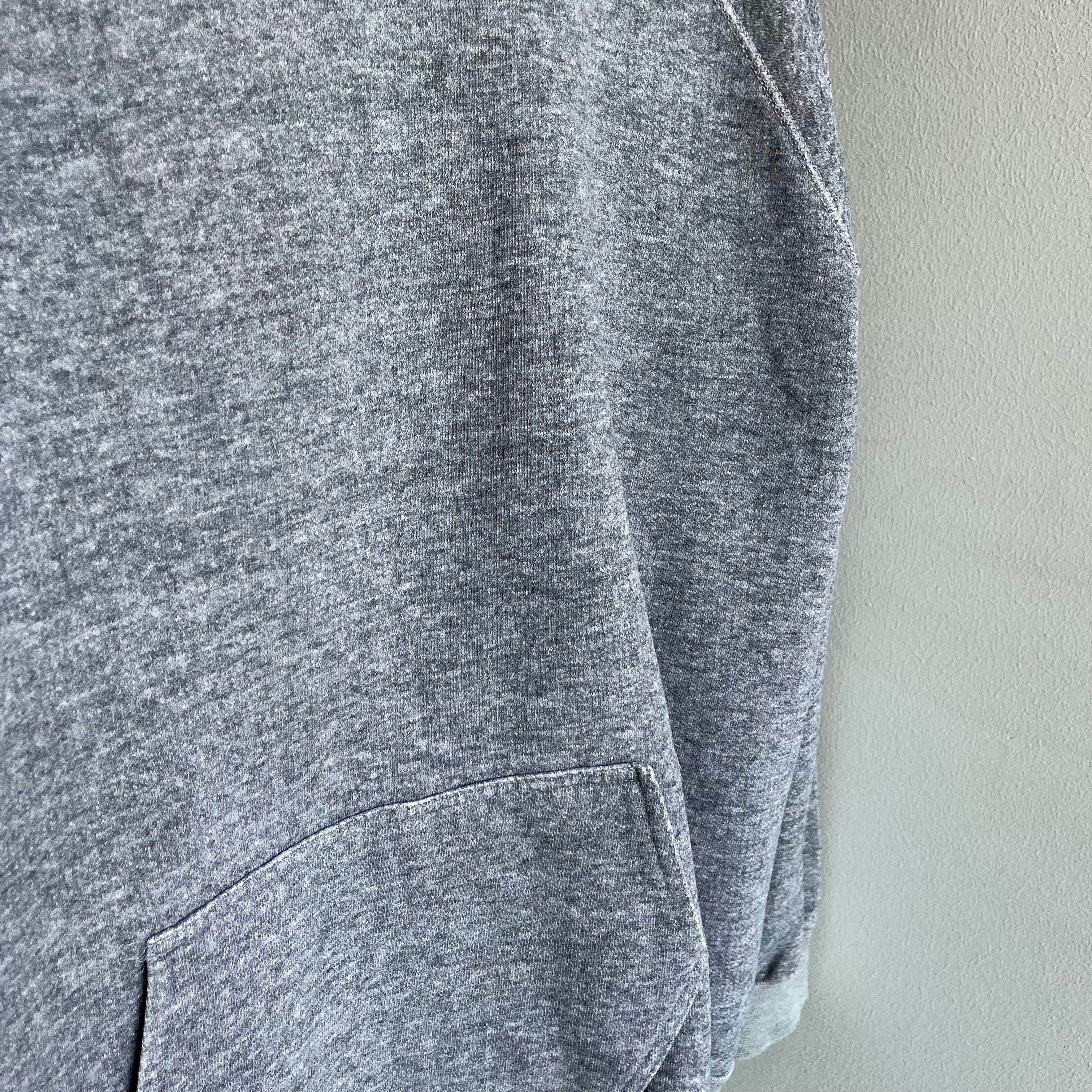 1970/80s Perfectly Worn Gray Pullover Hoodie