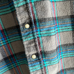 1990s Saddle King Western Snap Front Flannel