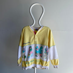 ON HOLD for JULIE 1980s Rare Collectible CAMP Beverly Hills Long Sleeve Top