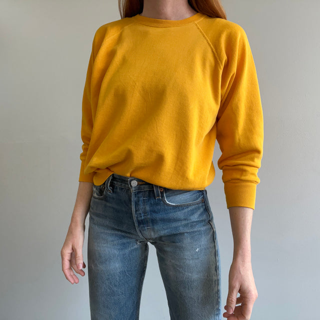 1980/90s Soft Marigold Raglan Sweatshirt