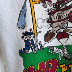 1988 Bad to The Bone Football Sweatshirt - THE. Graphic.