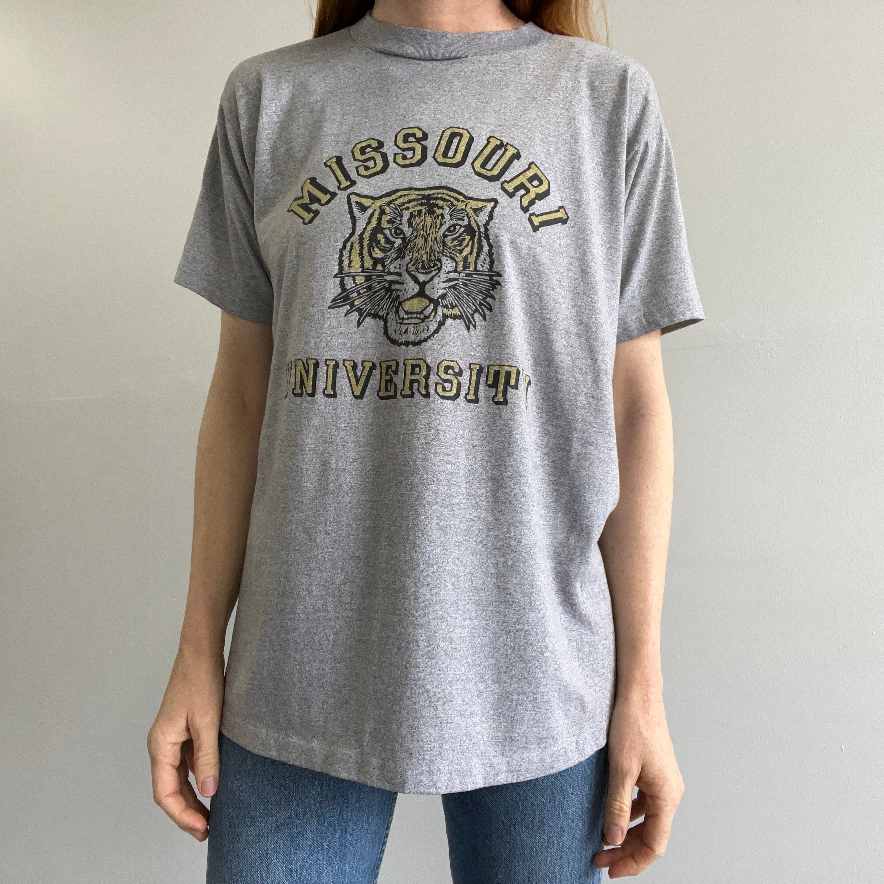 1970s Missouri University Tiger T-Shirt by Collegiate Pacific