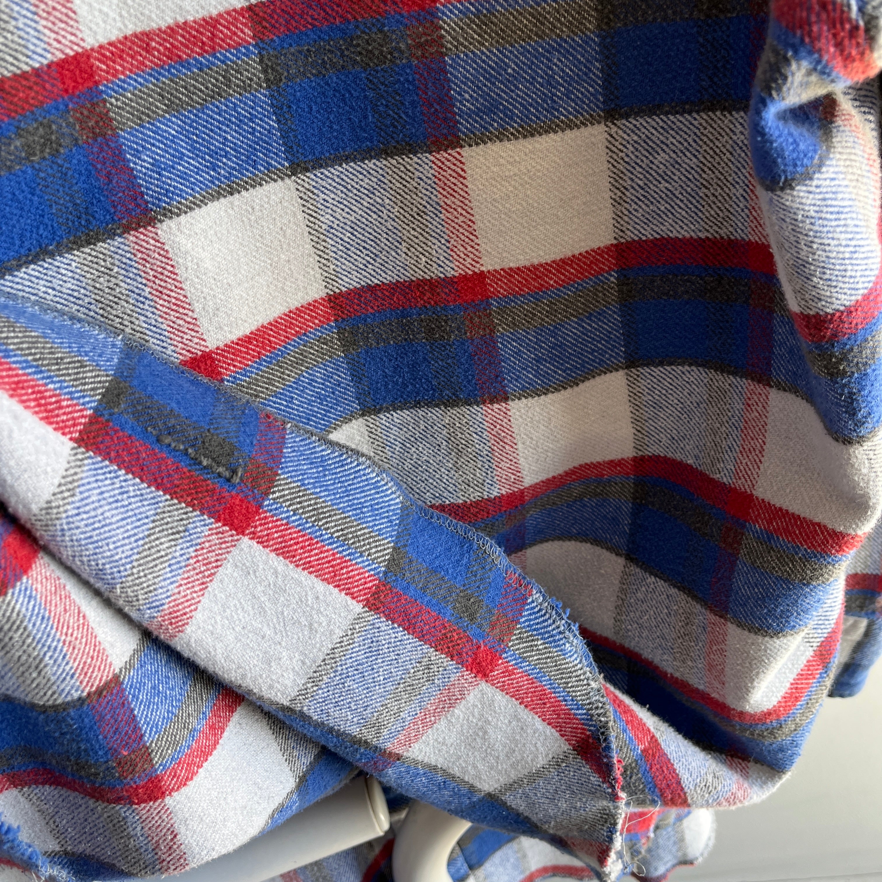 1990s Red, White and Blue Wrangler Western Flannel