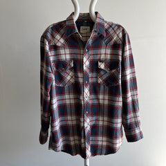 1970s USA Made Lee Brand Cowboy Western Flannel - WOW