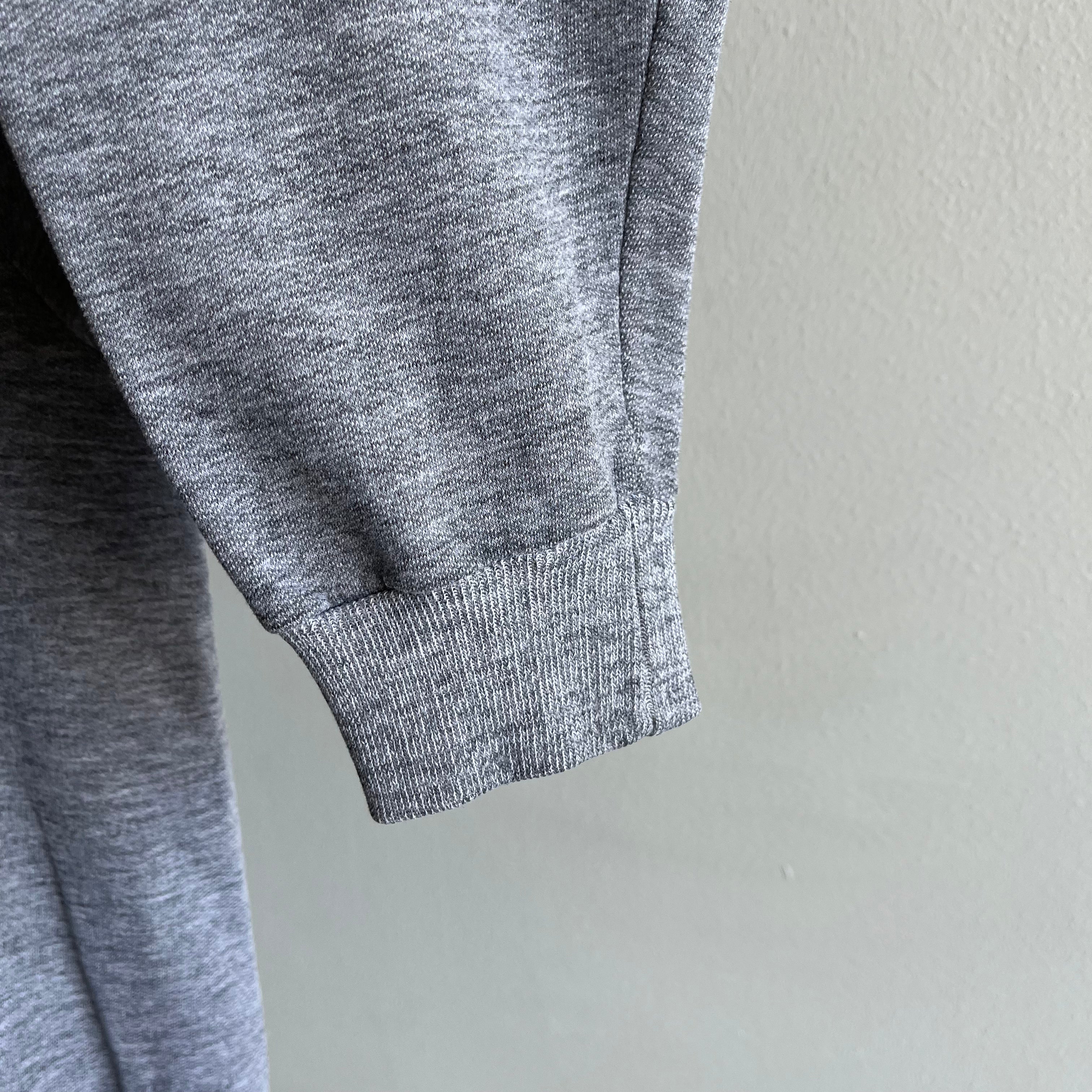 1980s Thinned Out Blank Gray Sweatshirt by Penmans