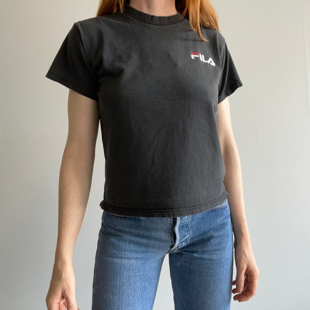 1990s USA MadevFILA Backside Crop T-Shirt