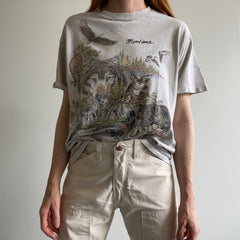 1995 DÉTRUITE SOFT THRASED Montana Animal T-Shirt - SWOON