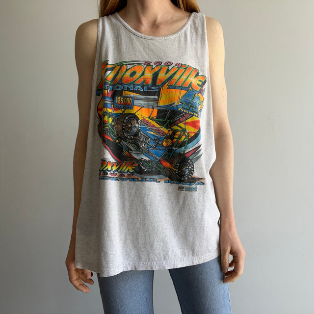 2004 Front and Back Knoxville Nationals Drag Racing Tank Top