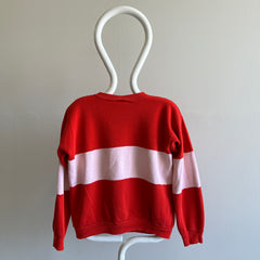 1970s Cedar Crest College Color Block Sweatshirt