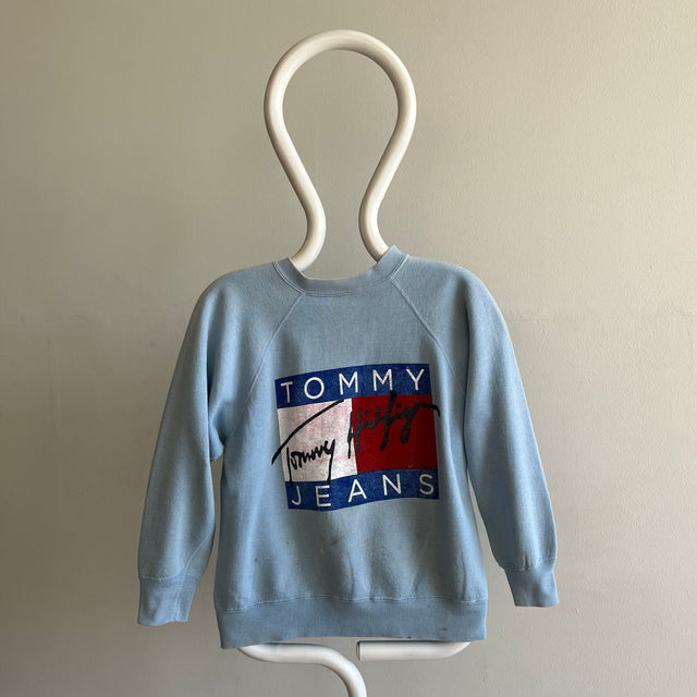 1980s Very Stained Tommy Raglan