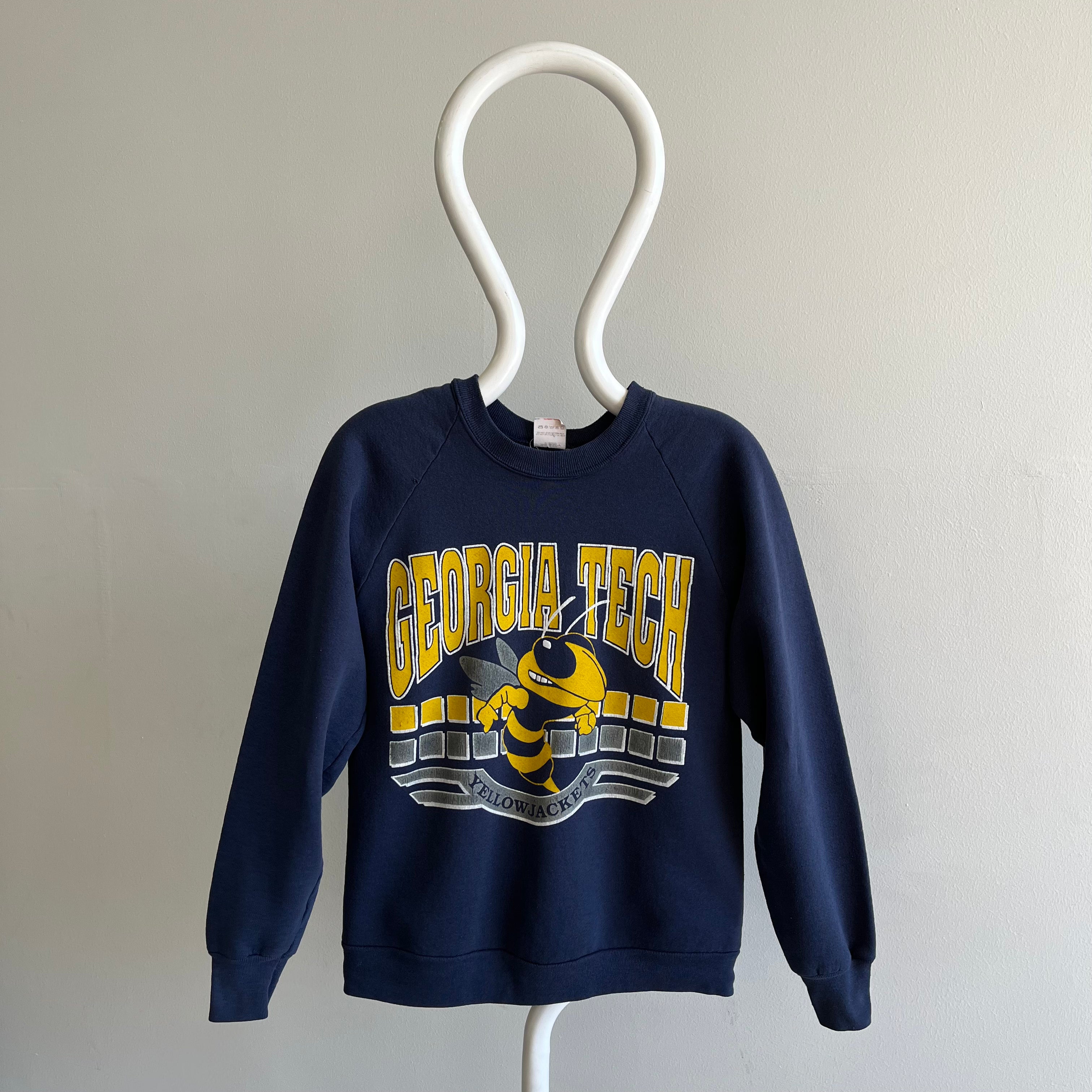 Sweat-shirt plus petit Georgia Tech des années 1980