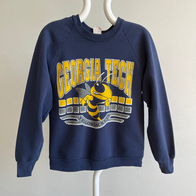 Sweat-shirt plus petit Georgia Tech des années 1980