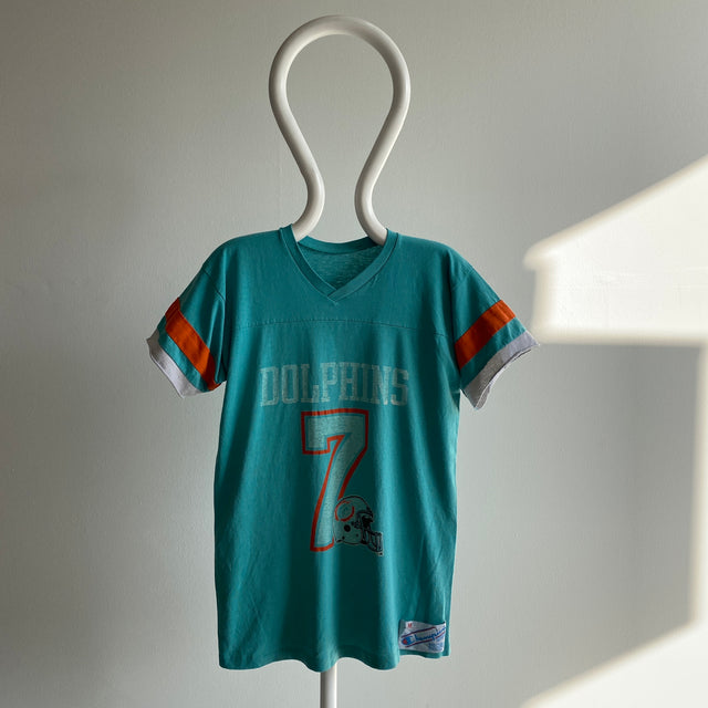 1996 Dolphins de Miami n°7 Craig Erickson ? T-shirt de football découpé