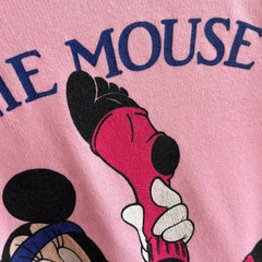 Sweat-shirt super doux d'entraînement de Minnie Mouse des années 1980