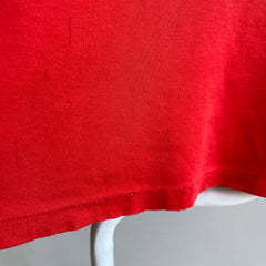 1960s Sears Cotton Women's Cut Red T-Shirt