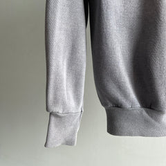 1980s Rad Sun Faded Gray Sweatshirt - Swoon