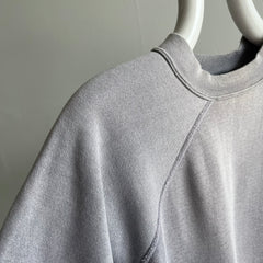 1980s Rad Sun Faded Gray Sweatshirt - Swoon