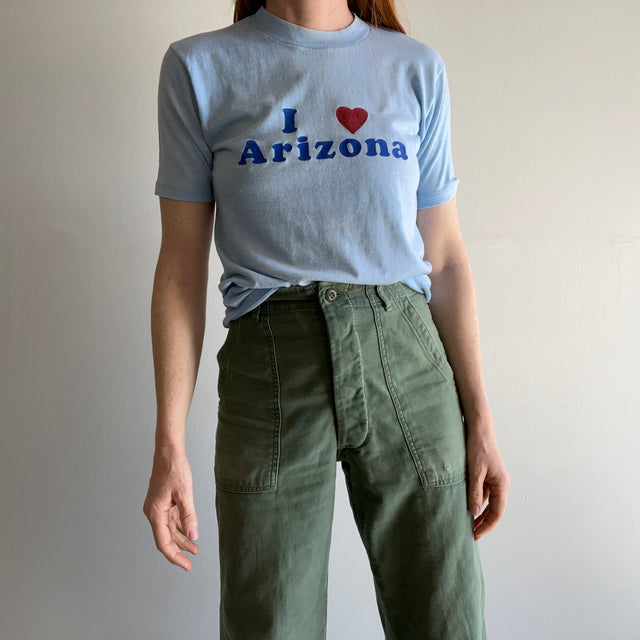 1970/80s I Love Arizona T-shirt super taché