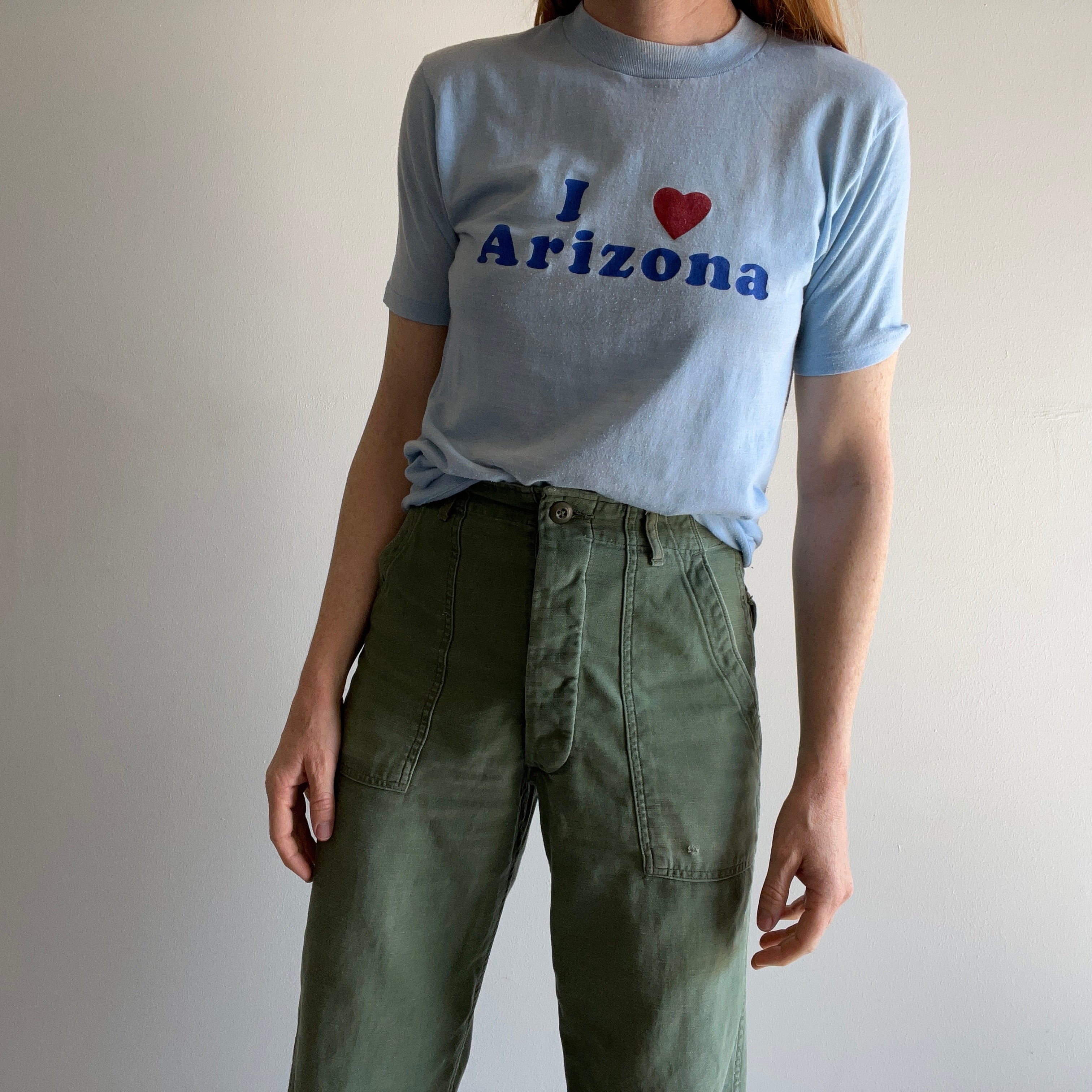 1970/80s I Love Arizona Super Stained T-Shirt